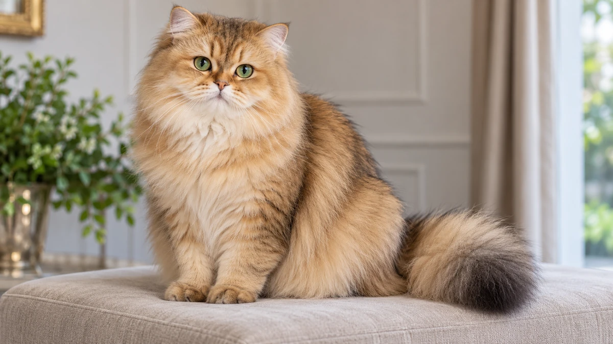 British Longhair kedi — altın shaded