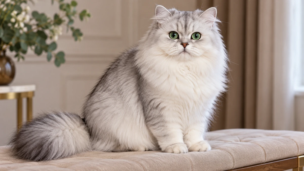 British Longhair kedi — gümüş shaded