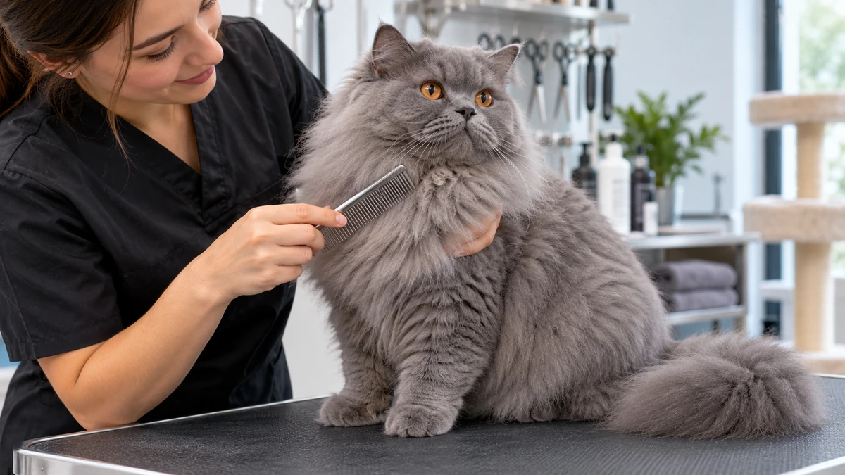 British Longhair kedi — bakım ve tımar